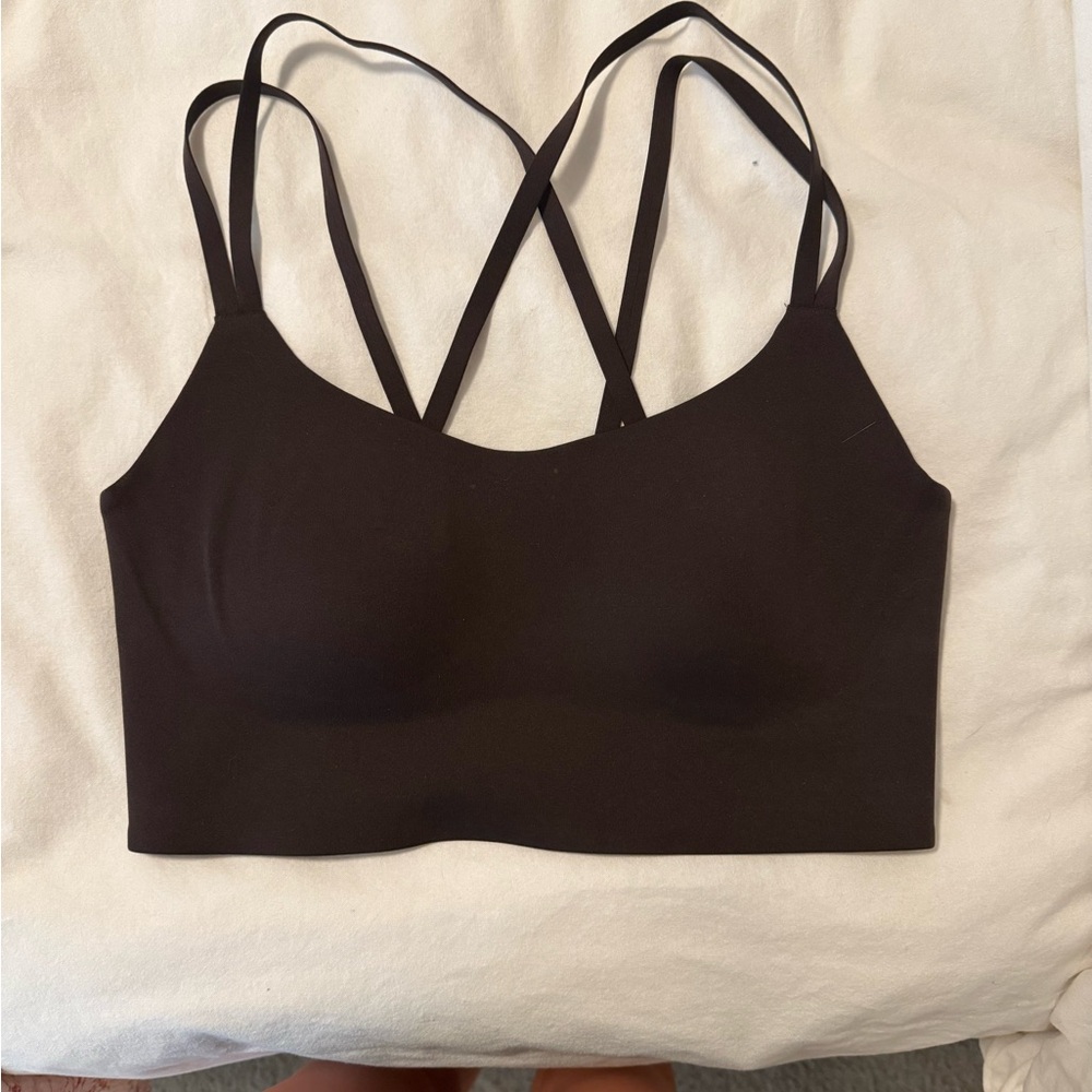 NWOT OFFLINE By Aerie Real Me Hold Up! Sports Bra in Canyon Sun